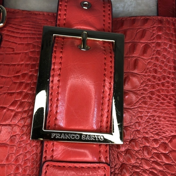 Franco Sarto Salmon Crocodile Shoulderbag O/S - Picture 4 of 7
